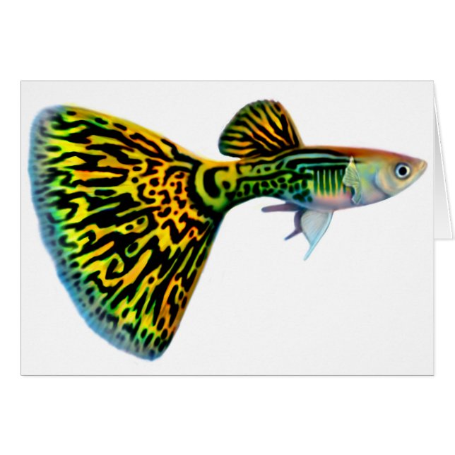 Snakeskin Cobra Guppy Card (Voorkant Horizontaal)