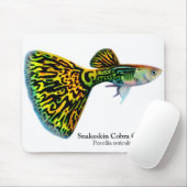 Snakeskin Cobra Guppy Mousepad Muismat (Met muis)