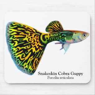 Snakeskin Cobra Guppy Mousepad Muismat