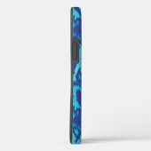 Snakeskin in Blue Hoesje-Mate iPhone Case (Achterkant / Rechts)