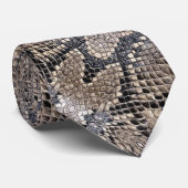 Snakeskin-look Stropdas (Opgerold)