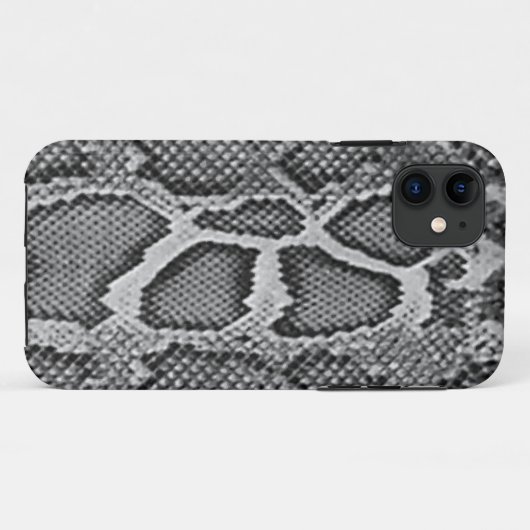 Snakeskin-ontwerp, slangenhutprintpatroon Case-Mate iPhone case (Achterkant (horizontaal))
