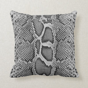 Snakeskin-ontwerp, slangenhutprintpatroon kussen