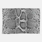 Snakeskin-ontwerp, slangenhutprintpatroon theedoek (Horizontaal)