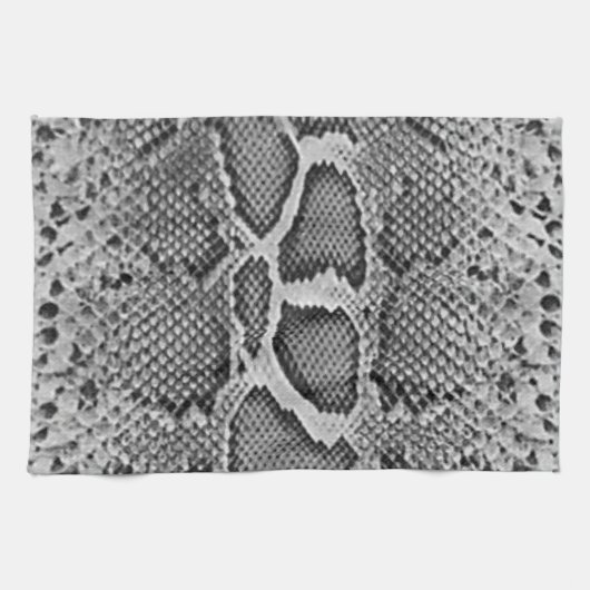 Snakeskin-ontwerp, slangenhutprintpatroon theedoek (Horizontaal)
