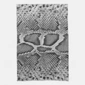 Snakeskin-ontwerp, slangenhutprintpatroon theedoek (Verticaal)