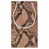Snakeskin Patroon Koele Dierenprint Klein Cadeauzakje (Achterkant)