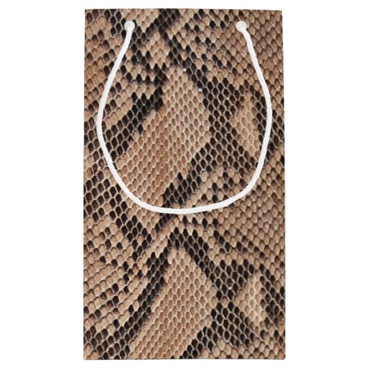 Snakeskin Patroon Koele Dierenprint Klein Cadeauzakje (Achterkant)