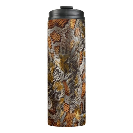 Snakeskin-patroon Thermosbeker (Voorkant)