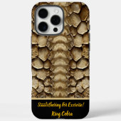 Snakeskin-patroondetail Case-Mate iPhone Case (Achterkant)