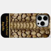 Snakeskin-patroondetail Case-Mate iPhone Case (Achterkant (horizontaal))