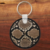 Snakeskin Pattern Vaderdag Sleutelhanger (Voorkant)