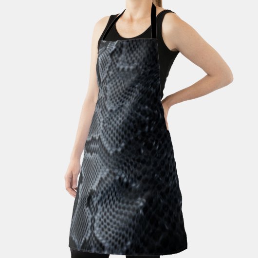 snakeskin print All-Over Print Apron Schort (Insitu)