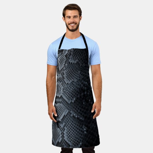 snakeskin print All-Over Print Apron Schort (Gedragen)