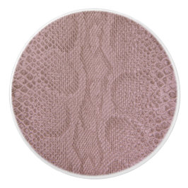 Snakeskin-printer Keramische Knop