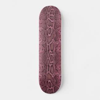 Snakeskin roze skateboard