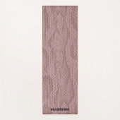 Snakeskin roze yogamat (Voorkant)