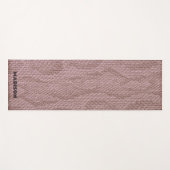 Snakeskin roze yogamat (Voorkant (horizontaal))