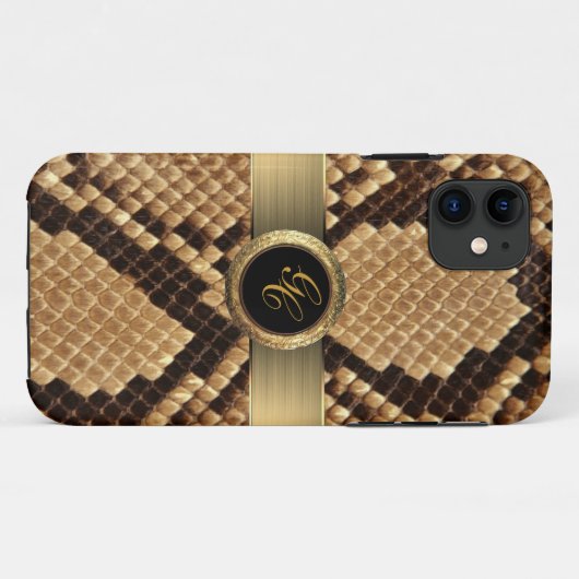 snakeskin-telefooncel Case-Mate iPhone case (Achterkant (horizontaal))