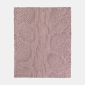 Snakeskin-textuur Fleece Deken (Voorkant)