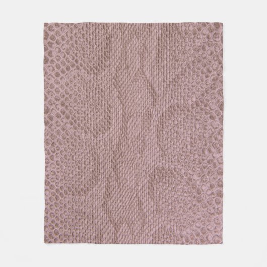 Snakeskin-textuur Fleece Deken (Voorkant)