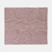 Snakeskin-textuur Fleece Deken (Voorkant (Horizontaal))