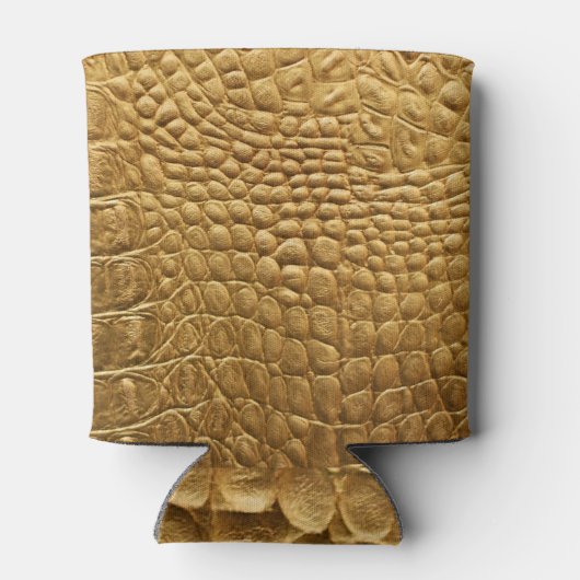 Snakeskin Textuur: Wilde Achtergrond Ontwerp. Blikjeskoeler (Achterkant)