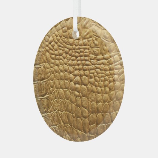 Snakeskin Textuur: Wilde Achtergrond Ontwerp. Glas Ornament (Voorkant links)