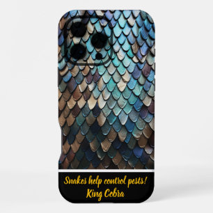 Snakeskin toont de schoonheid van natuur iPhone 16 pro max hoesje
