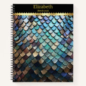 Snakeskin toont de schoonheid van natuur notitieboek (Voorkant)