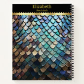 Snakeskin toont de schoonheid van natuur notitieboek (Achterkant)