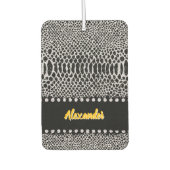 Snakeskin unieke patronen in de kunst luchtverfrisser (Voorkant)