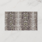 Snakeskin-Visitekaartje Visitekaartje (Achterkant)