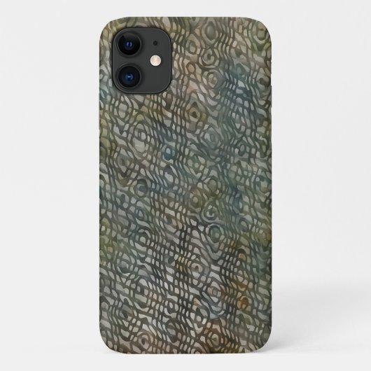 Snakeskin Waterverf Style Art Phone Case (Achterkant)