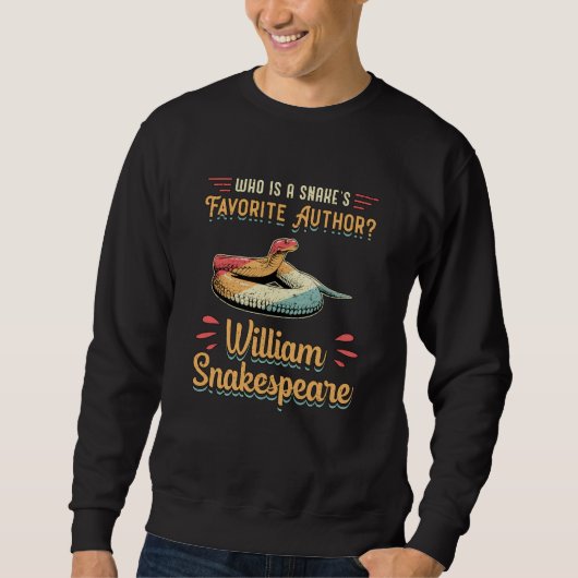 Snakespeare Cobra Slang Reptiel Dier Grappig Gift Trui (Voorkant)