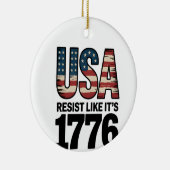 Snakin' Like It's uit 1776 Keramisch Ornament (Rechts)