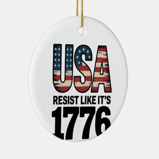 Snakin' Like It's uit 1776 Keramisch Ornament (Rechts)