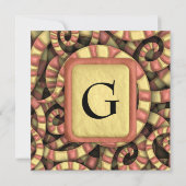 Snaky Spirals Kaart (Achterkant)