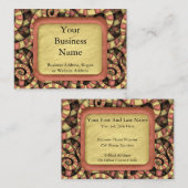 Snaky Spirals Visitekaartje (Voorkant / Achterkant)