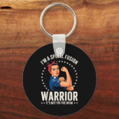 Snal Fusion Design For Women Girls Lumbar Snal Fus Sleutelhanger (Voorkant)