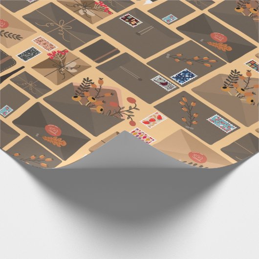 Snal Mail Pattern Cadeaupapier (Hoek)