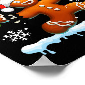 Snap Christmas Gingerbread Broken Spelen Badminton Poster (Hoek)