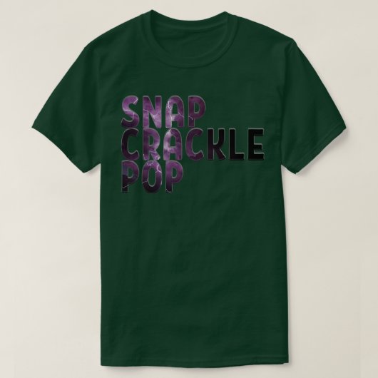 SNAP CRACKLE POP T-SHIRT (Design voorkant)