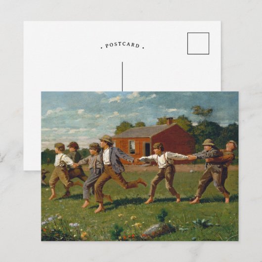 Snap de zweep | Winslow Homer Briefkaart (Voorkant / Achterkant)