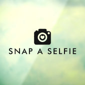 Snap een selfie schattige hart camera bruiloft spi raamsticker (Vel 3)