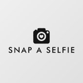Snap een selfie schattige hart camera bruiloft spi raamsticker (Vel)