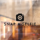 Snap een selfie schattige hart camera bruiloft spi raamsticker (Vel 2)