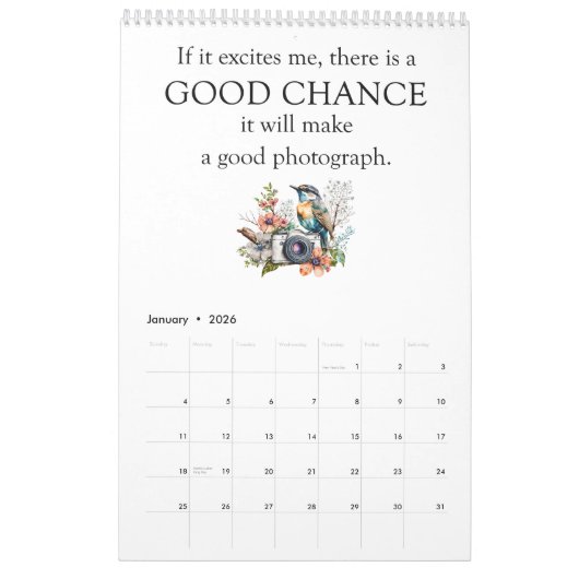 Snap het inspiraties kalender (Jan 2026)