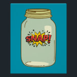Snap! in a Jar – Comic Pop Art Design Perfect Poster<br><div class="desc">Breng wat komisch geïnspireerd plezier naar je dag met dit levendige "Snap!" -ontwerp in een pot. Perfect voor liefhebbers van retro pop kunst en speelse, gedurfde graphics.</div>