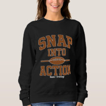 Snap Into Action Retro Football Game Day Design